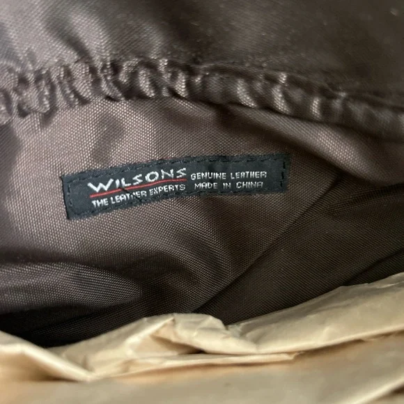 Vintage Wilson’s Genuine Leather Fanny Pack Belt Bag Brown NEW - Picture 4 of 10